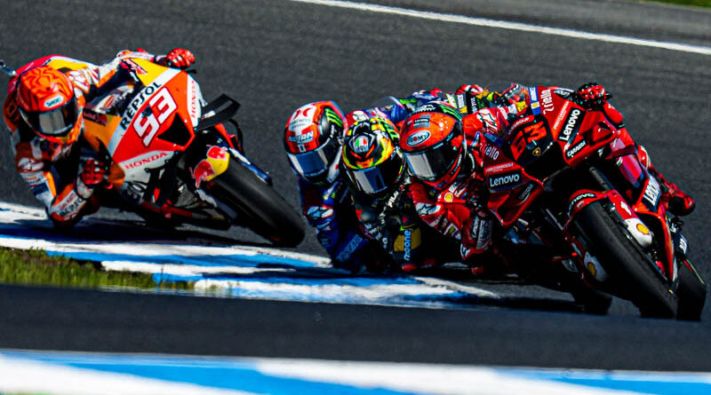 2022 MotoGP - Australia Pecco Bagnaia Marquez